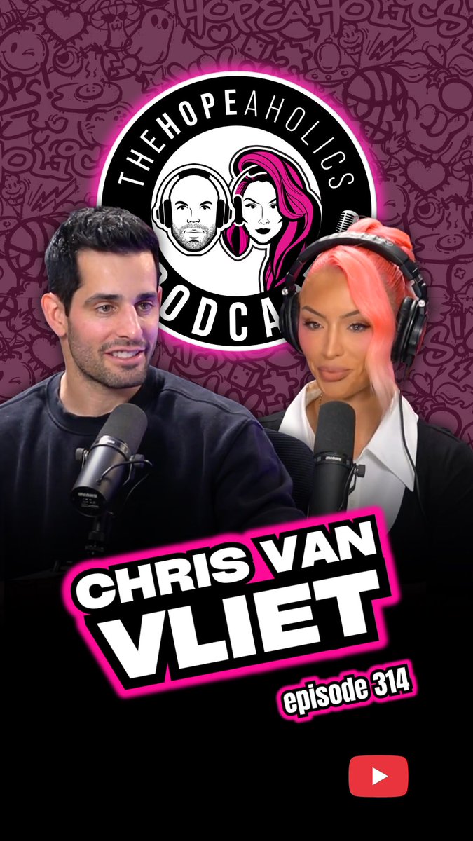 natalieevamarie's tweet photo. NEW EPISODE OUT NOW WITH THE ONE AND ONLY @ChrisVanVliet 🥳

https://t.co/0RJ1SplZsr https://t.co/W3hapy4cqh