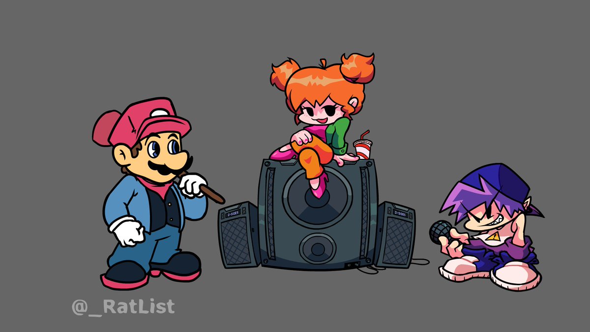 Whoa! I did not expect this tweet to get this many likes. thank you guys.

So here's some more fanmade d-sides concepts. lol

#Dsidesredux #sonic #dsides #mario #dside #FNF