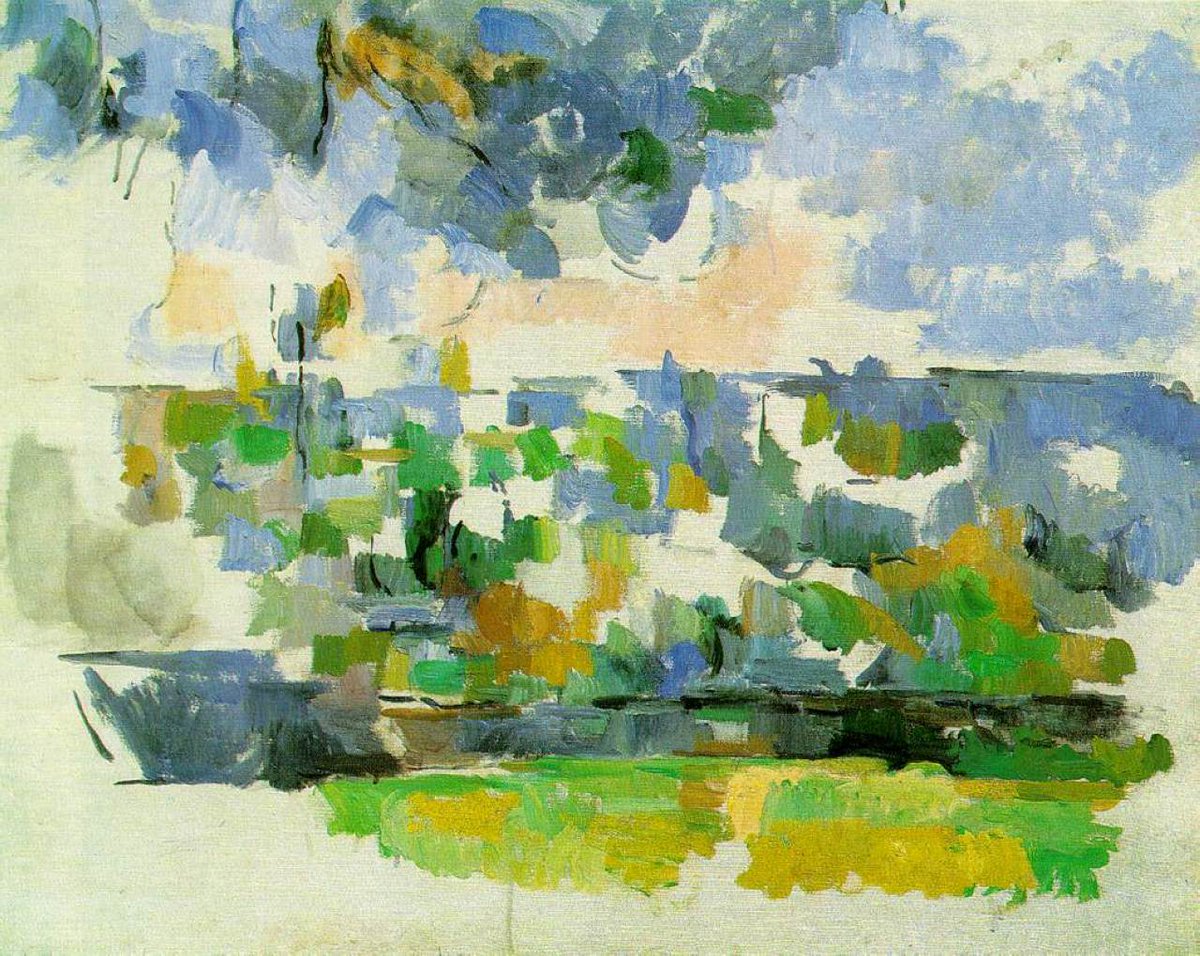 The Garden at Les Lauves, 1906 #artbots #cezanne