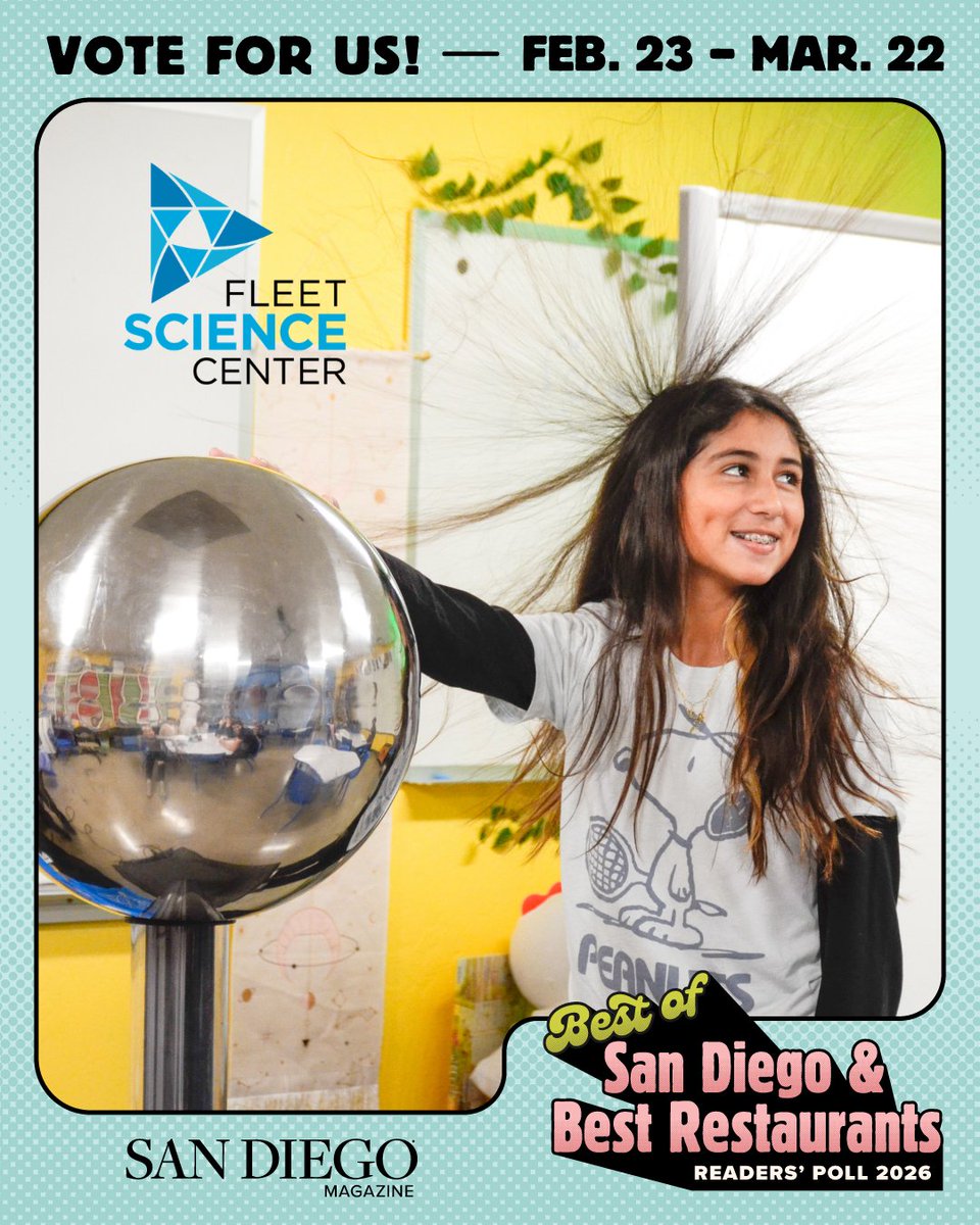 Fleet Science Center tweet media