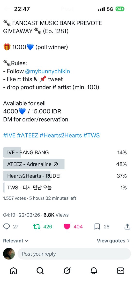 quickzweig's tweet photo. @mybunnychikin #ATEEZ https://t.co/waKA7DZ6SA