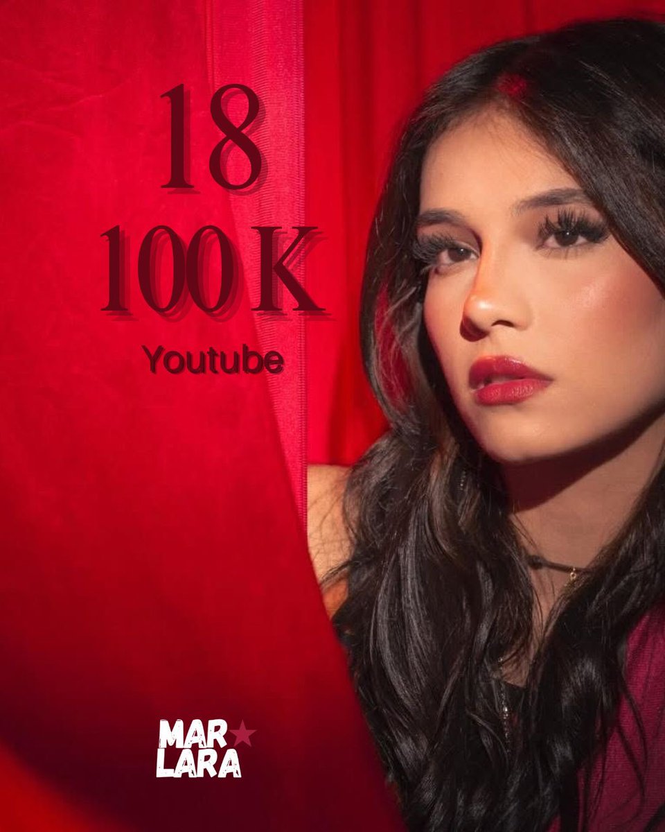 ✨ Una meta más desbloqueada ✨
“18” llega a 100K en YouTube 🤍🎶
Gracias a cada persona que escuchó, sintió y se quedó.
Cuando la música nace del alma, el amor se multiplica y eso se nota✨🚀