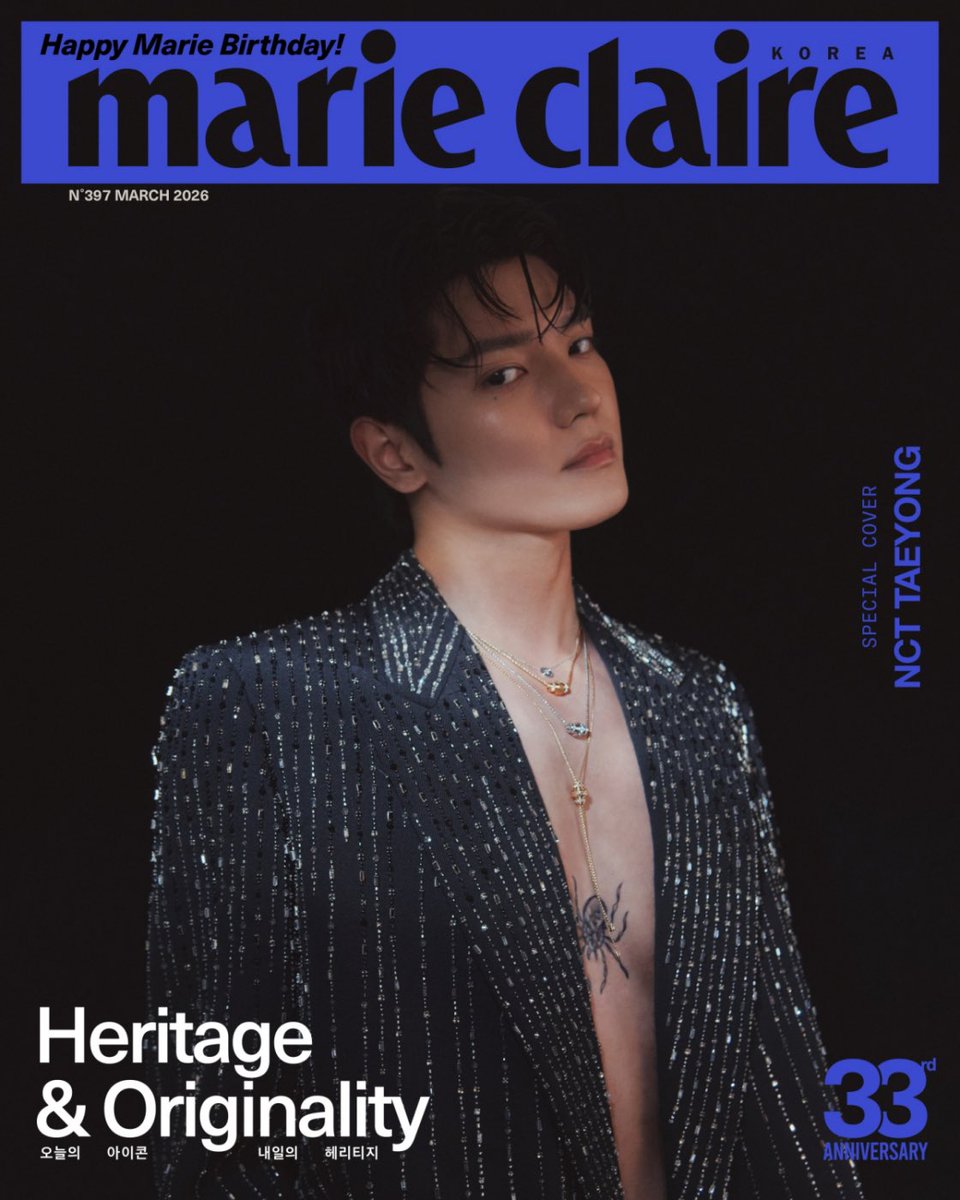 แทยงได้รับเลือกให้เป็นนายแบบปกพิเศษฉลองครบรอบ 33 ปีของนิตยสาร Marie Claire Korea ฉบับเดือนมีนาคม โดยในครั้งนี้เขามาในลุคชุดสูทที่หลากหลาย ถ่ายทอดเสน่ห์ที่แตกต่างจากภาพลักษณ์บนเวทีอย่างสิ้นเชิง ทั้งความผ่อนคลายที่เป็นธรรมชาติไปจนถึงคาริสม่าที่ทรงพลัง