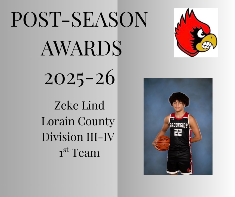 Congratulations to Zeke Lind for his Post-Season Awards from the Lorain County League and the Lorain County Coaches Association.