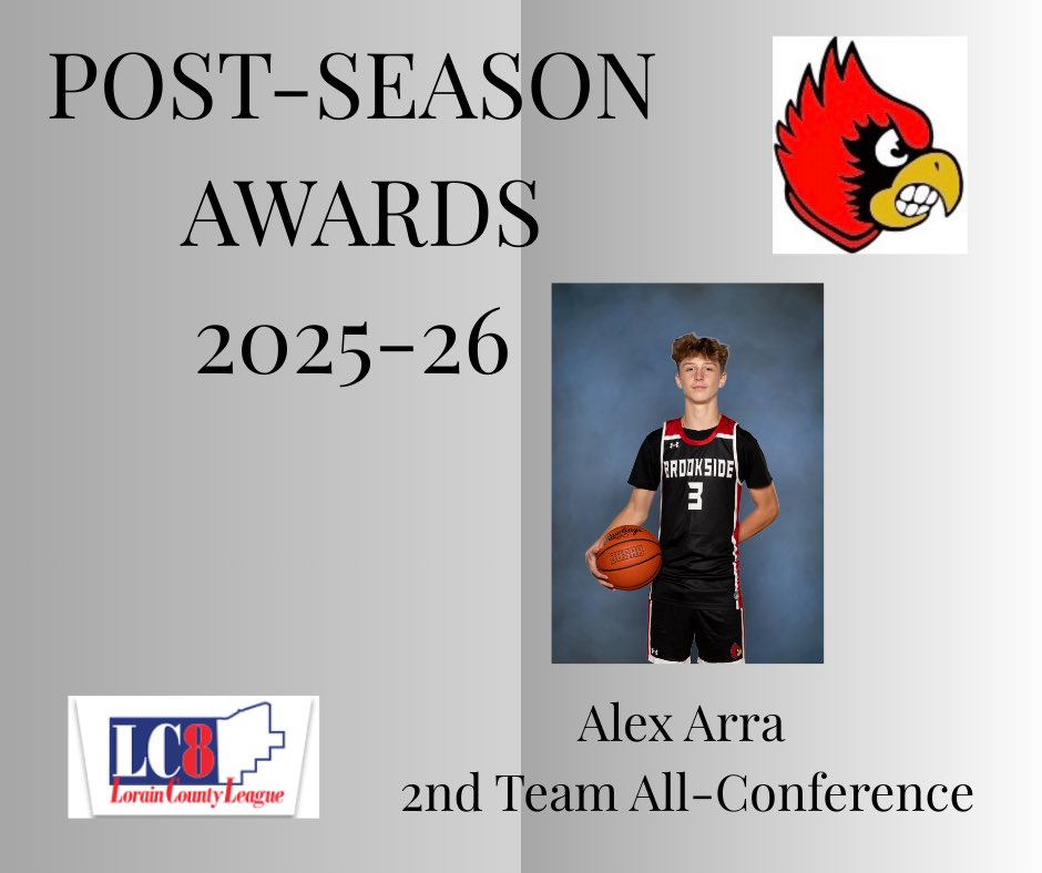 Congratulations to Alex Arra for his Post-Season Awards from the Lorain County League and the Lorain County Coaches Association.