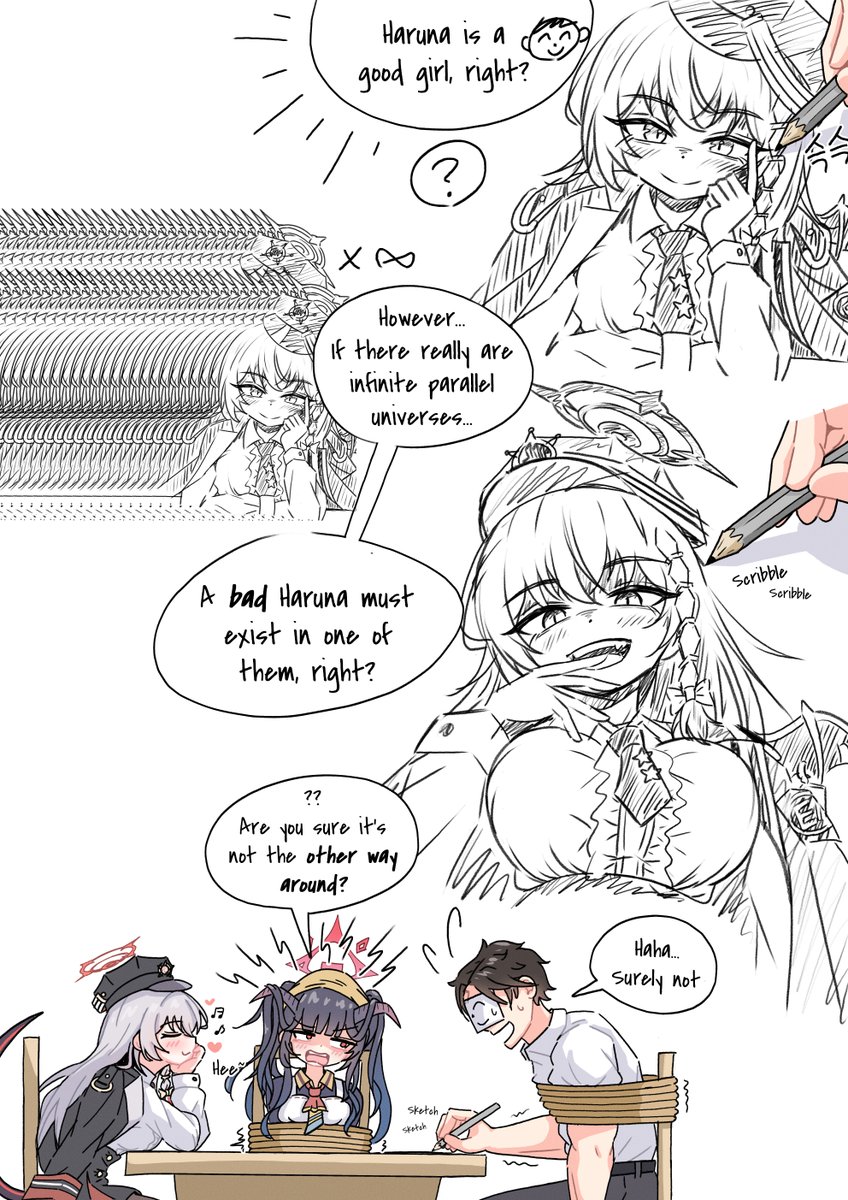 RagingAsn_'s tweet photo. EN Translation by @RagingAsn_
Artist Comment: Haruna is a good girl!

영어 번역입니다!
다음에 또 봐요! https://t.co/LzhEBLqAcR