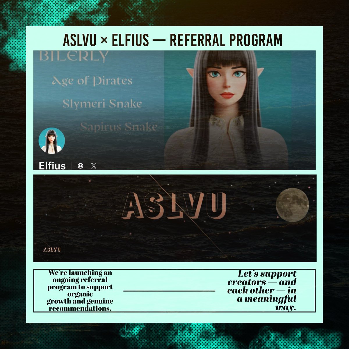 ASLVU & Elfius tweet media