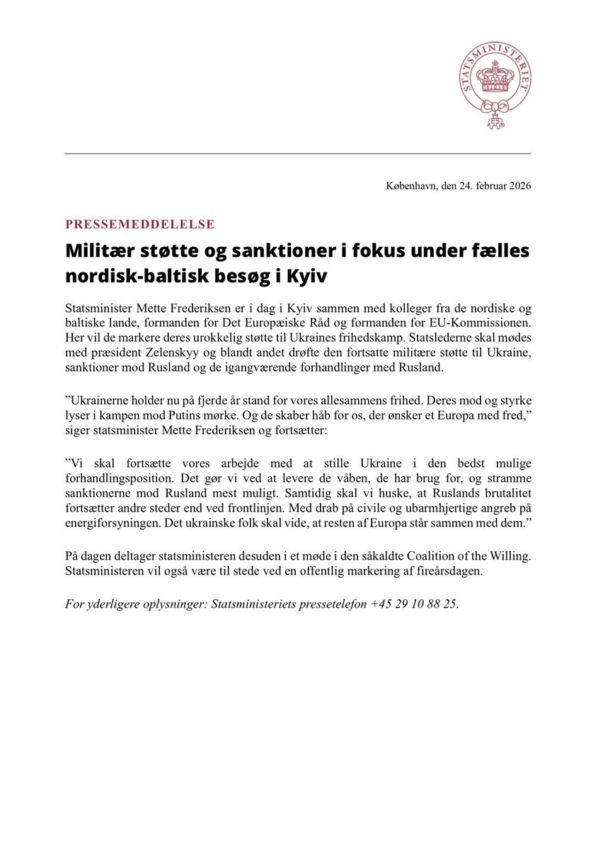 Statsministeriet tweet media