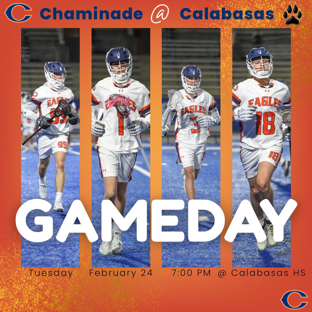 🚌Away game vs <a href="/CalabasasLAX/">Calabasas Lacrosse</a> 
📅 2/24/26
⏰ 7:00PM
📍 Calabasas High School 

<a href="/vcsjoecurley/">Joe Curley</a> <a href="/vcspreps/">VCS Preps</a> <a href="/EliavAppelbaum/">Eliav Appelbaum</a> <a href="/Tarek_Fattal/">Tarek Fattal</a> <a href="/latsondheimer/">eric sondheimer</a> <a href="/Chaminadesports/">Chaminade Athletics</a> <a href="/latimessports/">L.A. Times Sports</a> <a href="/acornnewspaper/">The Acorn</a>