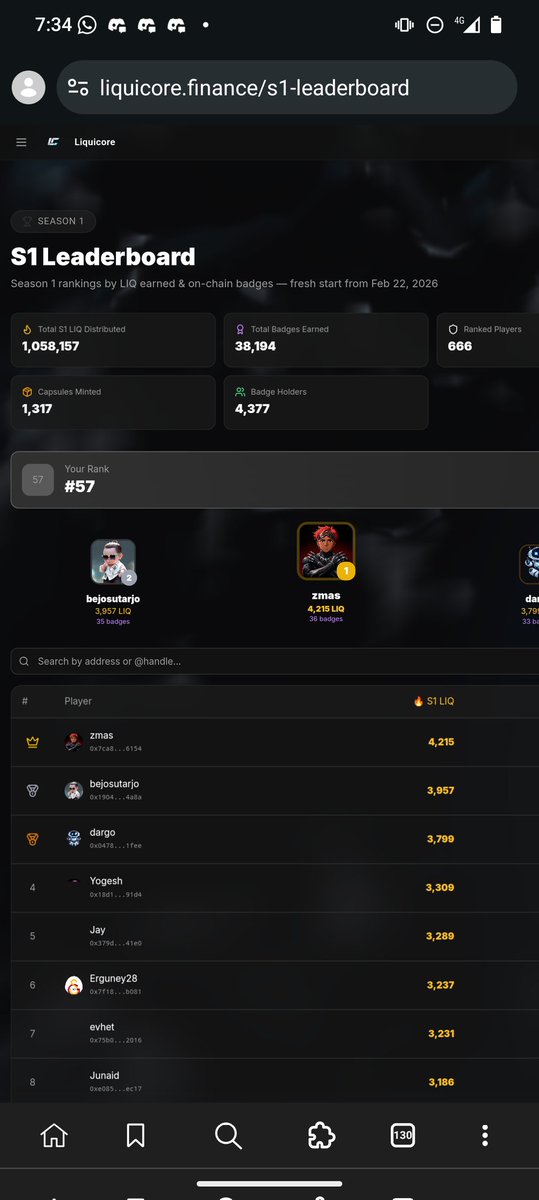 0X_CFZ's tweet photo. I’m currently ranked #57 on @LiquiCore 🔥

S1 began 2 days ago, precisely on 22nd February.

Raised: $6.3M

You’re still very early.

Join now 👇
https://t.co/3PEh3YFcmz

LiquiCore is a DeFi liquidity infrastructure protocol designed to build deep, sustainable liquidity that supports decentralized trading and capital efficiency across the ecosystem.

#LiquiCore