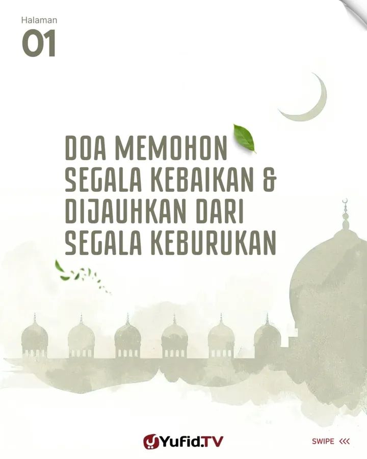 yufid's tweet photo. Sobat Yufid, doa ini adalah salah satu doa terbaik yang sangat direkomendasikan oleh Nabi shallallahu 'alaihi wa sallam untuk sebanyak-banyaknya kita baca. https://t.co/DDBdoYF7ii