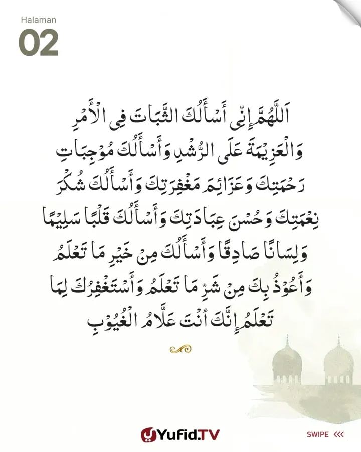 yufid's tweet photo. Sobat Yufid, doa ini adalah salah satu doa terbaik yang sangat direkomendasikan oleh Nabi shallallahu 'alaihi wa sallam untuk sebanyak-banyaknya kita baca. https://t.co/DDBdoYF7ii
