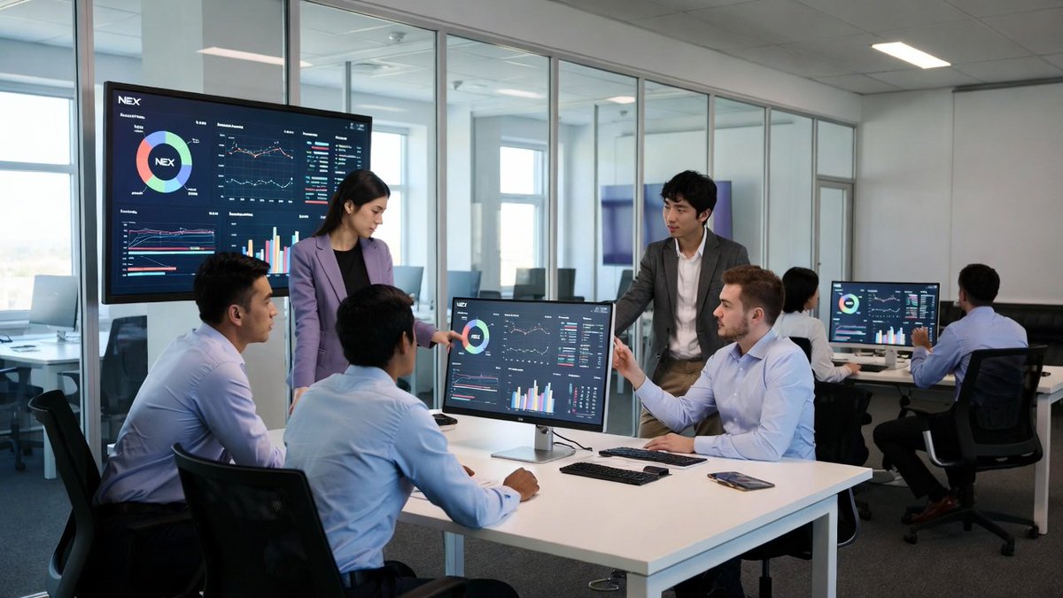 NEX_Ecosystem's tweet image. Most delays happen between teams.
Not inside them.

Shared data reduces friction.
Shared execution reduces blame. 🧩🔄

#Teamwork #Enterprise #NEX