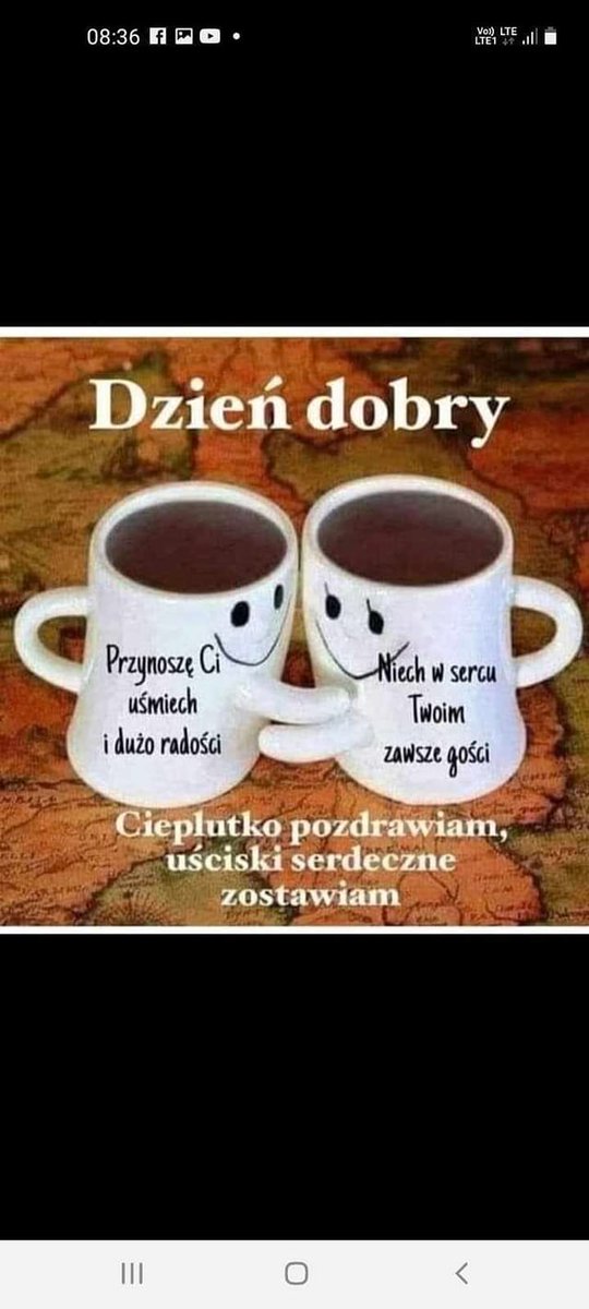 Dzień dobry wszystkim 🍀☕️☺️👋