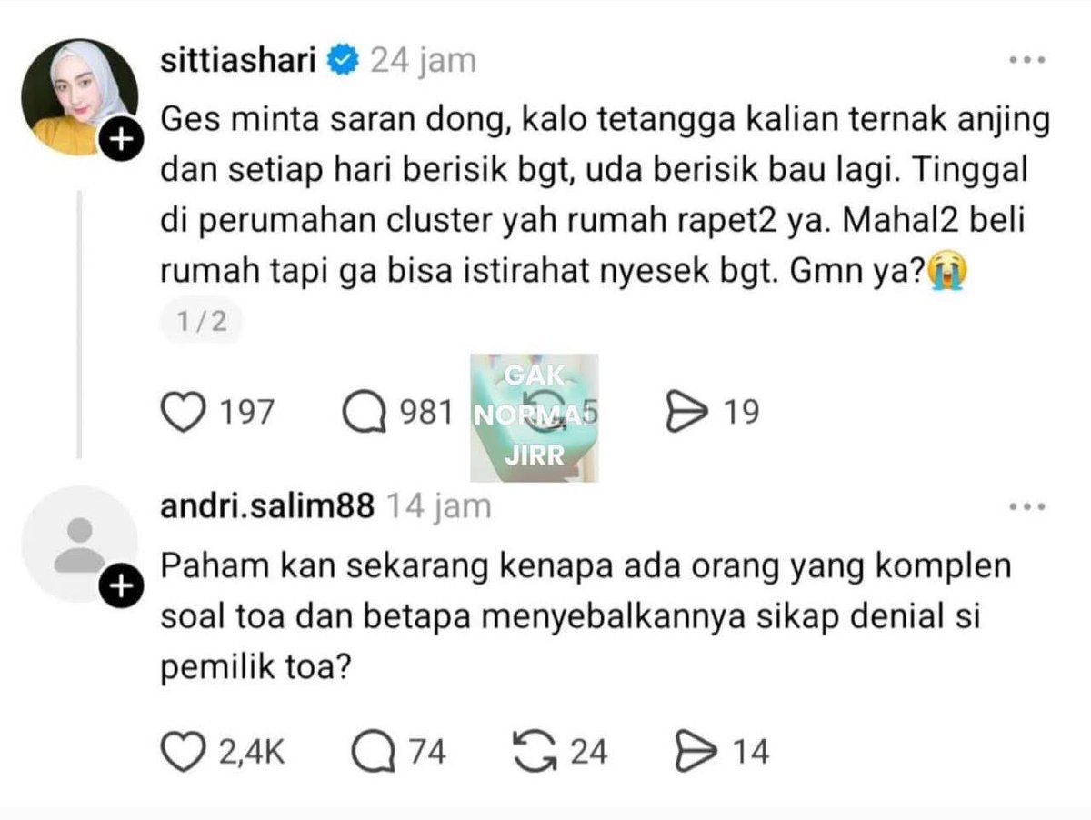 Atmint Andri ini loh ya sangat ceplas ceplos
