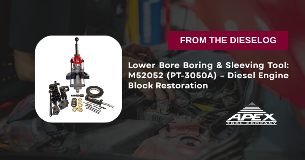 apextools's tweet image. Lower deck taper killing ring life? M52052 restores true bore. No scrap, more profit. 👉 apexinds.com/blog/lower-bor… #EngineBlock #Reman