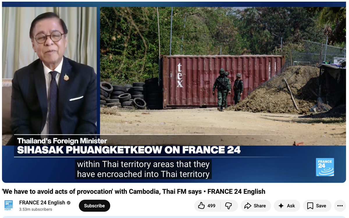 channthaso's tweet photo. @Thai FM is lying to the world by claiming that Cambodia—small and poor—encroached on Thai territory based on his unilateral map. However, according to the Franco-Siamese treaty maps of 1904–1907, Thailand clearly invaded Cambodian territory. https://t.co/W3kRQdmIyW