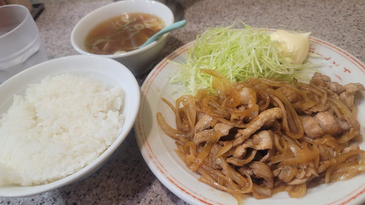 FATFIVEDJ's tweet photo. 渋谷の生姜焼き定食はここだわ https://t.co/zf2FkHXPDH