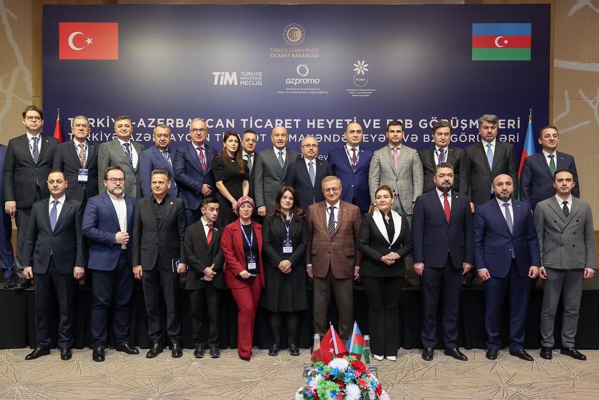 MammadovOrkh's tweet image. 🇦🇿🤝🏽🇹🇷 iş adamları arasında əməkdaşlığın və ticarət əlaqələrinin inkişafına töhfə verən daha bir tədbir – 'Türkiyə-Azərbaycan ticarət nümayəndə heyəti və B2B görüşləri' keçirildi. @turkihracat və #KOBİA-nın tərəfdaşlığı ilə təşkil olunan tədbirdə sahibkarlara dəstəyimiz barədə