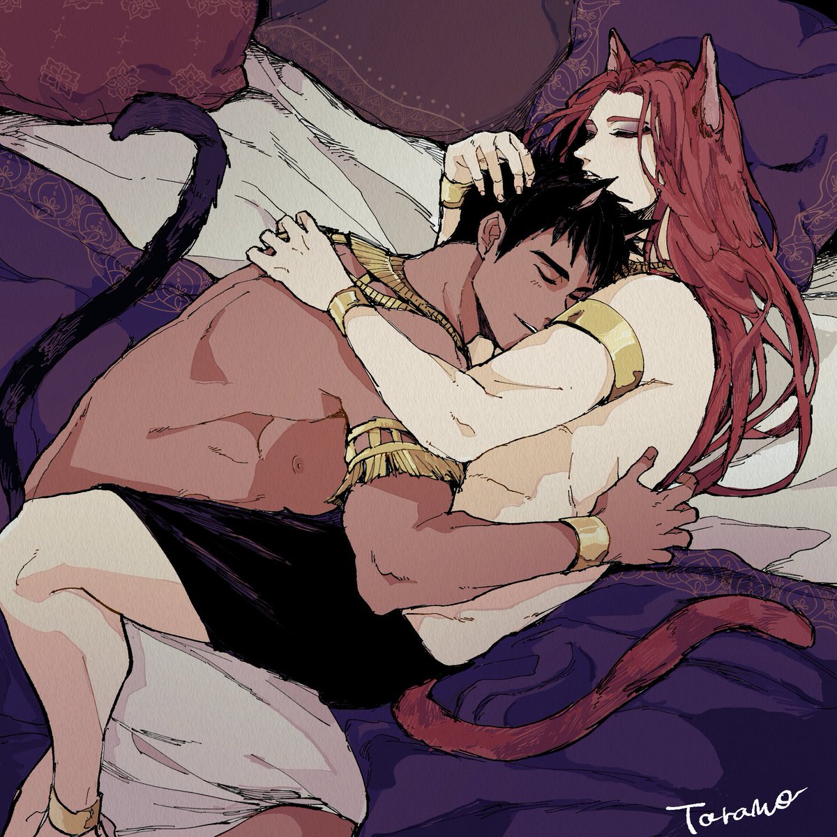 大遅刻！猫の日のホルセト💙❤️