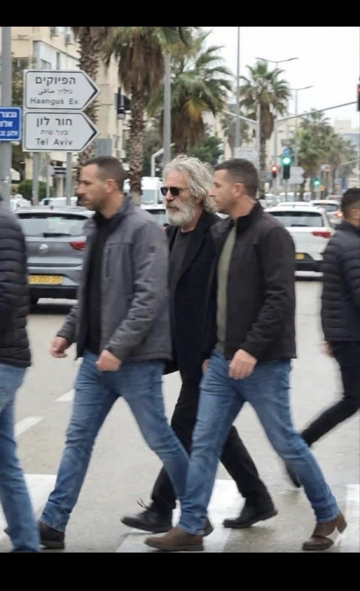 <a href="/TheEpsteinFiles/">The Epstein Files</a> Appears to be alive and well roaming the streets outside Tel Aviv with 2 dudes that give me ex military/special forces vibes 🤔