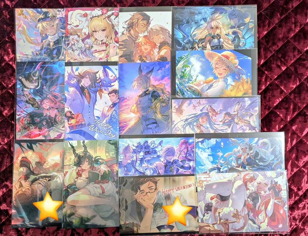 🐂固定用🐂】グラブル 交換 ポストカード コースター など 詳しくは