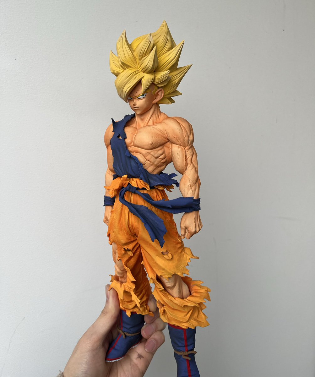 思い描いた通りの色に仕上がりました🔥 SMSP 孫悟空 リペイント ∞