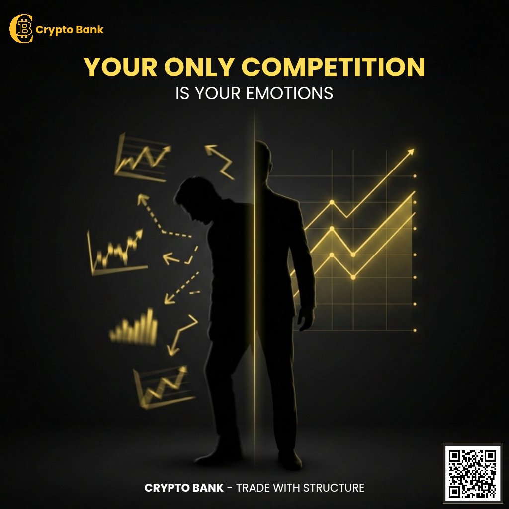 ServicessCrypto's tweet image. The market tests your strategy.
Your emotions break it.

Stay mechanical. Stay profitable.

#CryptoBank #SmartTrade #CryptoExchange