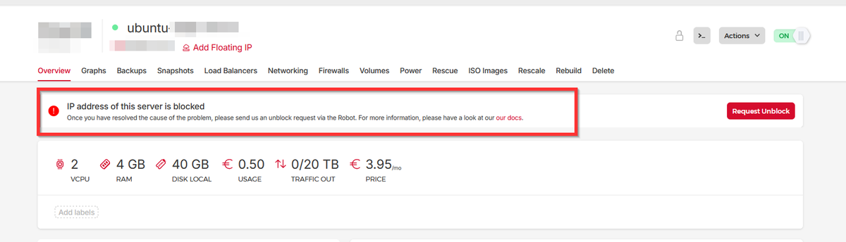 LeDev_Fou's tweet photo. IP de mon serveur OpenClaw blocked, wtf https://t.co/afe1Ff6woq