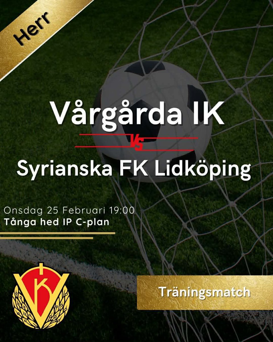 Imorgon spelar vi säsongens tredje träningsmatch, denna gång mot Syrianska Lidköping FK. 
Det blir en tuff och rolig utmaning för oss! ⚽️

Vi ses på Tånga! 🔴⚪️👊🏼