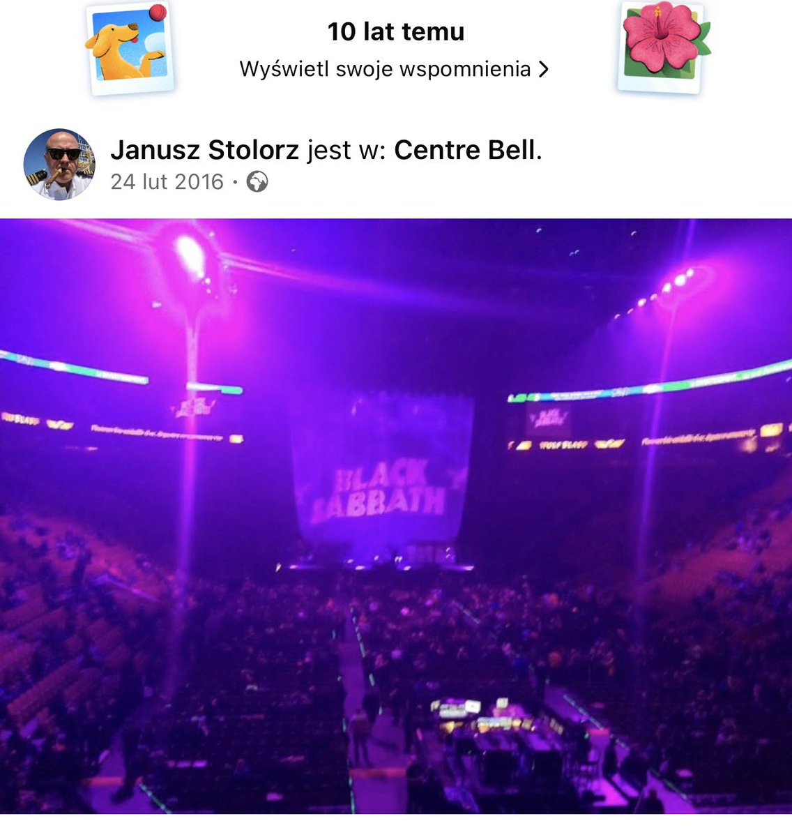 Fb przypomniał mi właśnie. 10 lat temu, w Montrealu.