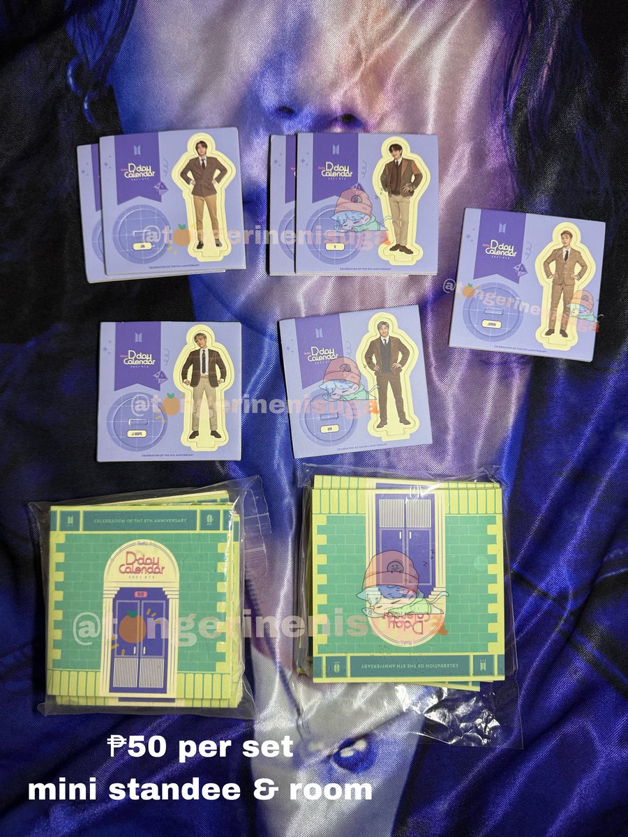 tangerinenisuga's tweet photo. `◦⋆ wts lfb ph | #tangerinenisugasells 

☾ festa standee with room ☽
⎯ onhand
⎯ payo

reply ‘mine’ or dm to claim ♡
rcbyt ♡

⌗ bts poca photocard pc rm jin suga jhope jimin v jungkook https://t.co/NE8dx0uvNl