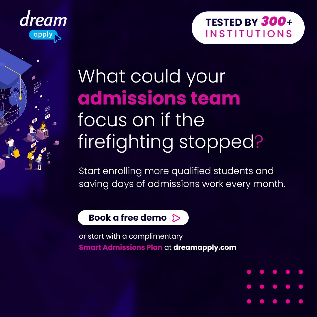 DreamApply tweet media