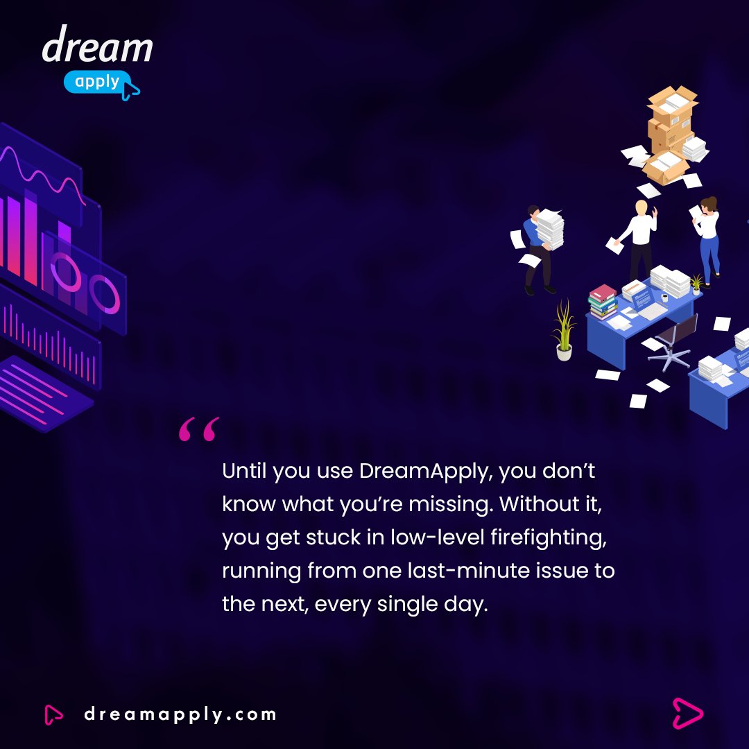 DreamApply tweet media