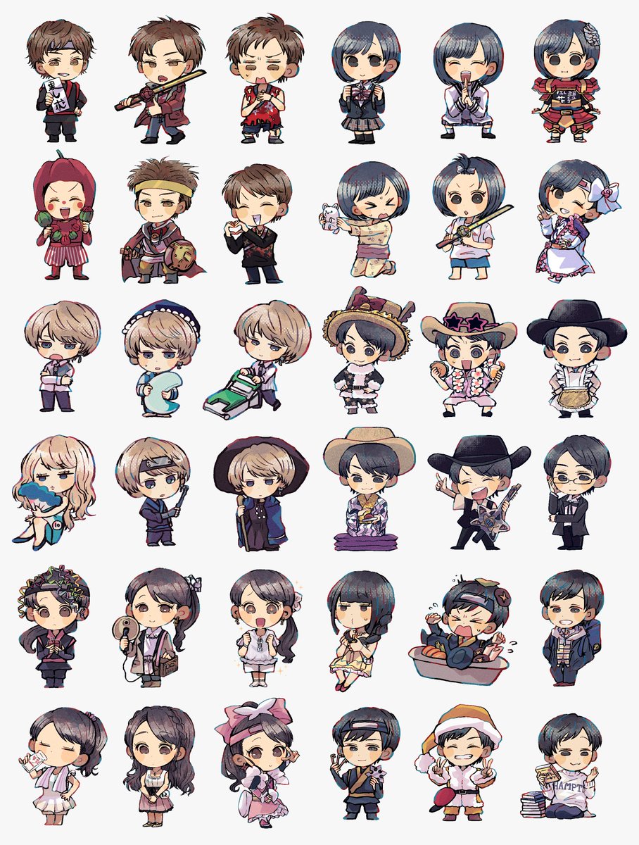 ニンニンジャー絵のデフォルメまとめ🥷
いっぱい描いた楽しかった！！