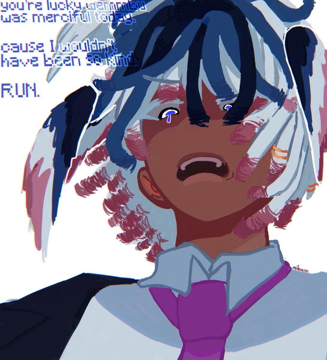 my favourite genre of eggchan: evil and ominous #eggchanfanart #unstableuniverse