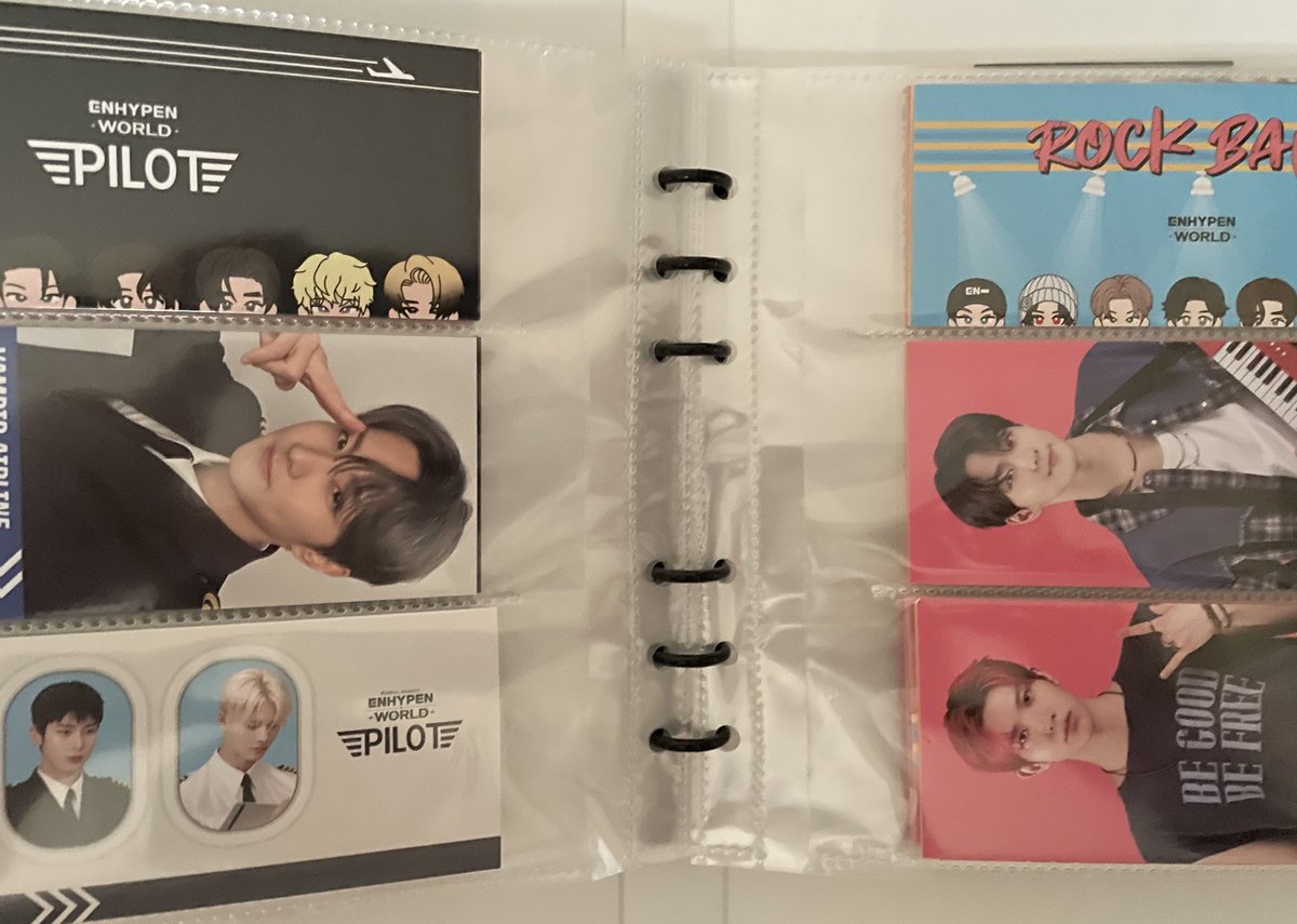 今日はエナワカードをファイリング♡