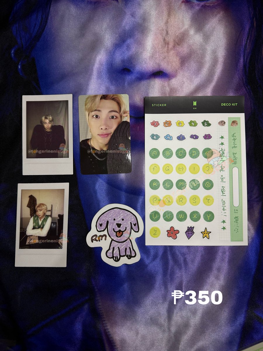 tangerinenisuga's tweet photo. `◦⋆ wts lfb ph | #tangerinenisugasells 

☾ deco kit pc set ☽
⎯ onhand
⎯ payo

reply ‘mine’ or dm to claim ♡
rcbyt ♡

⌗ bts poca photocard pc rm jin suga jhope jimin v jungkook https://t.co/clCbAU6Dh1