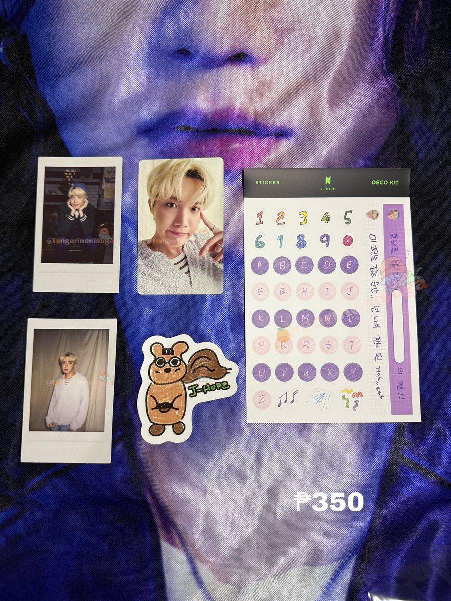 tangerinenisuga's tweet photo. `◦⋆ wts lfb ph | #tangerinenisugasells 

☾ deco kit pc set ☽
⎯ onhand
⎯ payo

reply ‘mine’ or dm to claim ♡
rcbyt ♡

⌗ bts poca photocard pc rm jin suga jhope jimin v jungkook https://t.co/clCbAU6Dh1