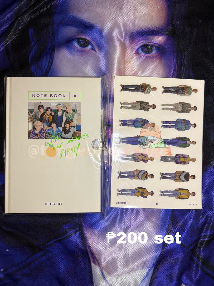 tangerinenisuga's tweet photo. `◦⋆ wts lfb ph | #tangerinenisugasells 

☾ deco kit set ☽
⎯ onhand
⎯ payo

reply ‘mine’ or dm to claim ♡
rcbyt ♡

⌗ bts poca photocard pc rm jin suga jhope jimin v jungkook https://t.co/ALhjrJLpFc