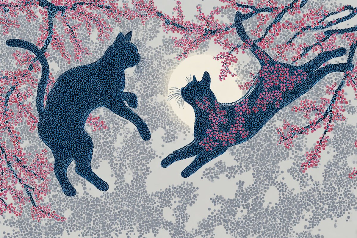 春の自由落下する猫 (1/2)
Cats free-falling in spring
#midjourney #aiart