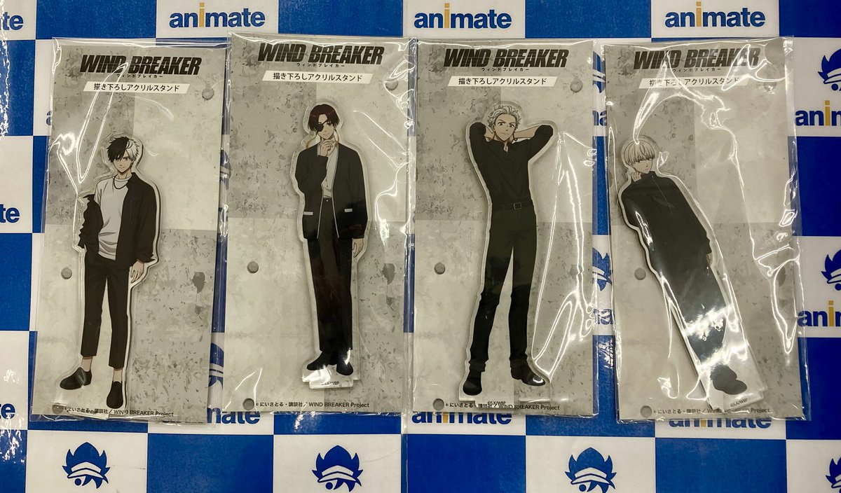 グッズ入荷情報】 「WIND BREAKER」 ・アクリルスタンド ・缶バッジ