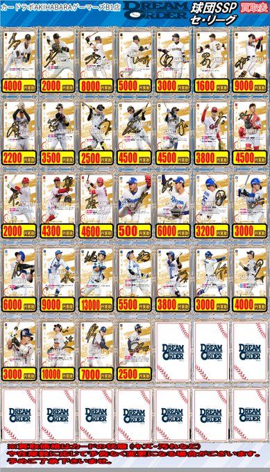 ドリームオーダー #ドリオ 買取情報】 ⚾️オースティン 選手 SSP