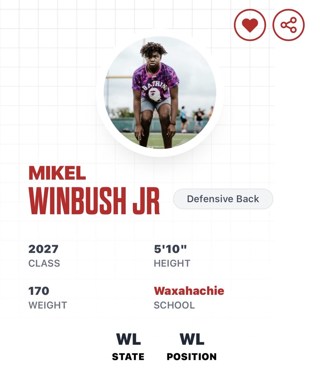 Mikel “Kell” Winbush C/O 2027 tweet media