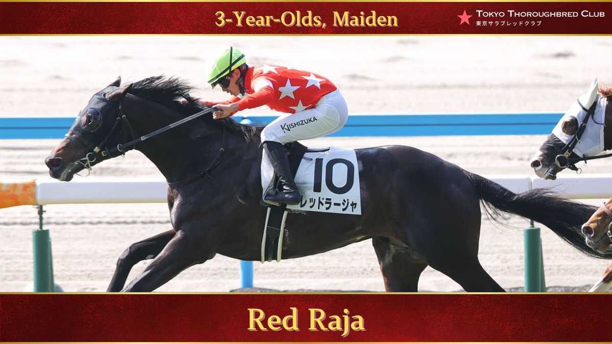 Congratulations!】 2026年2月21日 小倉6R 3歳未勝利 芝1800m ＃レッド