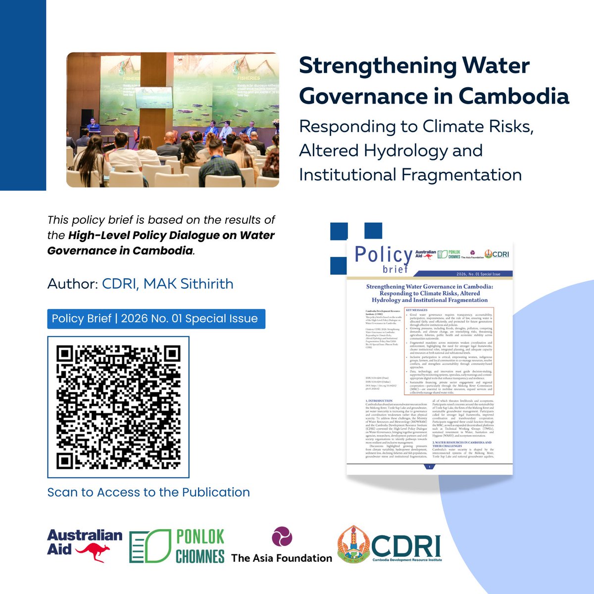Cambodia Development Resource Institute (CDRI) tweet media