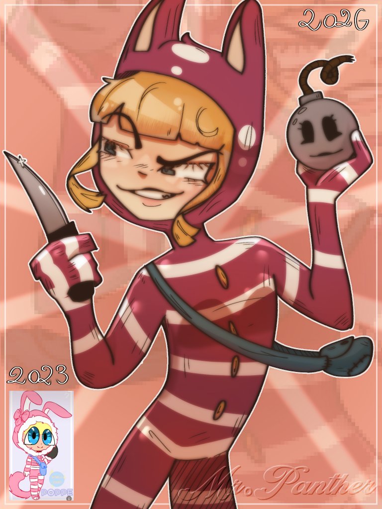 world_fandom2's tweet photo. I changed my entire drawing style // A redraw of my first drawing of Poppe lol #poppetheperformer #poppe #redraw #fanart #cartoon #humor #ibispaint https://t.co/iXEM2EXVk1