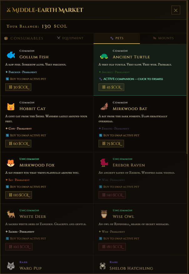 rayuscrypto's tweet photo. NEW UPDATE🔥@ChainOfLands $COL
✅Pet and riding system added. https://t.co/y4AVKWnyHm
