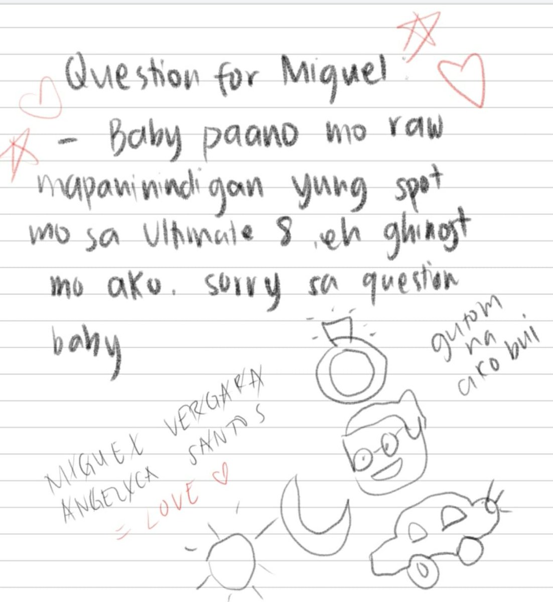 kung ano ano sinusulat mo dyan eliza 😤

BWHAHAHAHA NABABALIW NA AKO PLS KAYA BBS MIGUEL