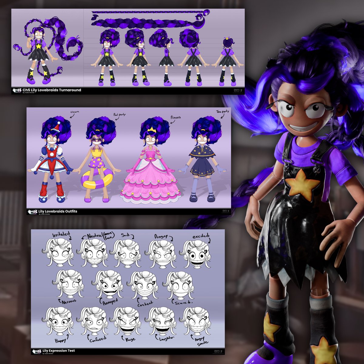 Concept Art of the BELOVED Lily Lovebraids has Been Released

#PoppyPlaytimeChapter5